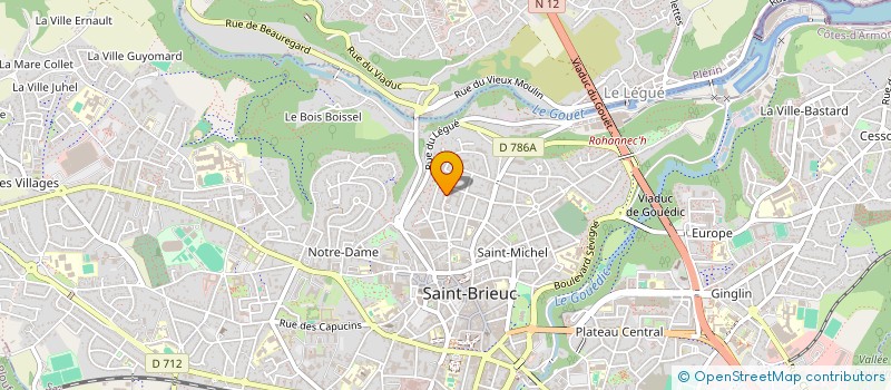 localisation de l'entreprise SCI DES BONNETS ROUGES à SAINT-BRIEUC