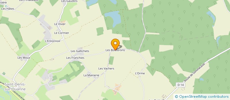 localisation de l'entreprise SCI DES BONNUS CHARNY à CHARNY OREE DE PUISAYE