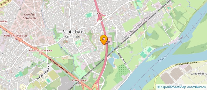 localisation de l'entreprise SCI DES BONS AMIS  SAINTE-LUCE-SUR-LOIRE