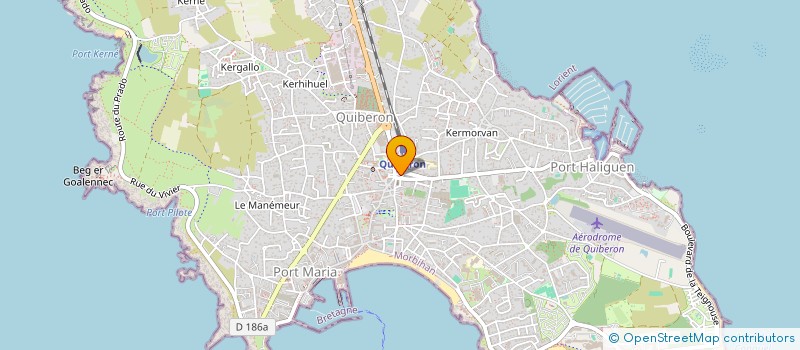 localisation de l'entreprise SCI DES BONS ENFANTS  QUIBERON