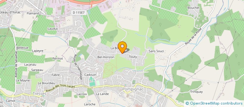 localisation de l'entreprise SCI DES BONS ENFANTS  FARGUES-SAINT-HILAIRE