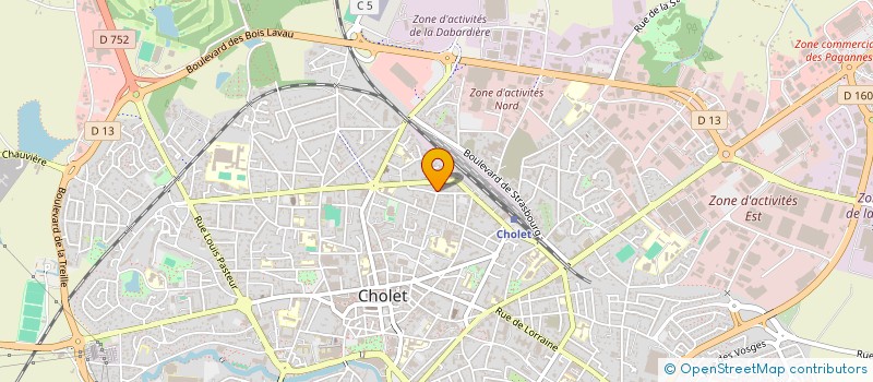 localisation de l'entreprise SCI DES BONS ENFANTS à CHOLET