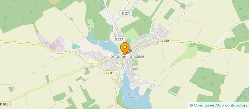 localisation de l'entreprise SCI DES BORDERIVE  FONTAINE-FRANCAISE