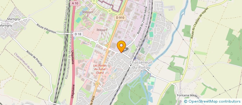 localisation de l'entreprise SCI DES BORDES à CHASSENEUIL-DU-POITOU