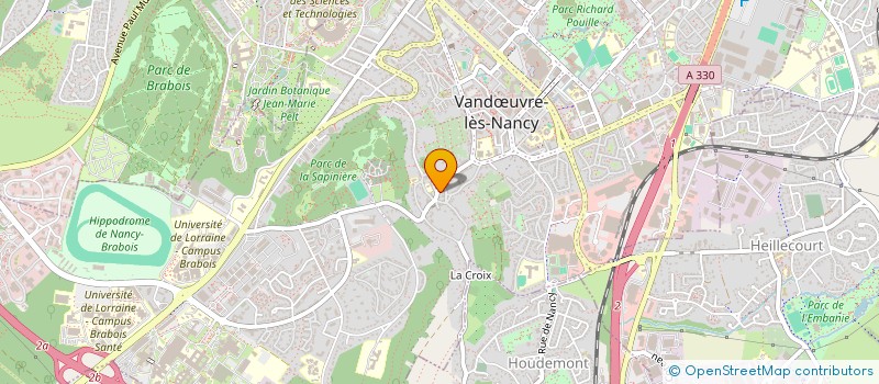 localisation de l'entreprise SCI DES BORDES  VANDUVRE-LES-NANCY