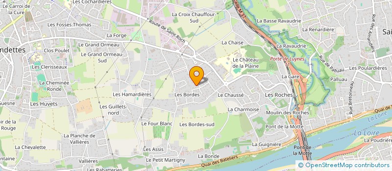 localisation de l'entreprise SCI DES BORDES à FONDETTES