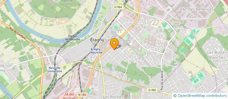 localisation de l'entreprise SCI DES BORDS D'HAUTS  ERAGNY