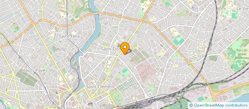 localisation de l'entreprise SCI DES BORDS DE CHER à NANTES