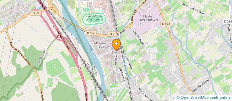 localisation de l'entreprise SCI DES BORDS DE DURANCE  CAVAILLON