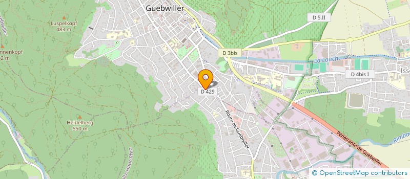 localisation de l'entreprise SCI DES BORDS DE L'ILL  SOULTZ-HAUT-RHIN