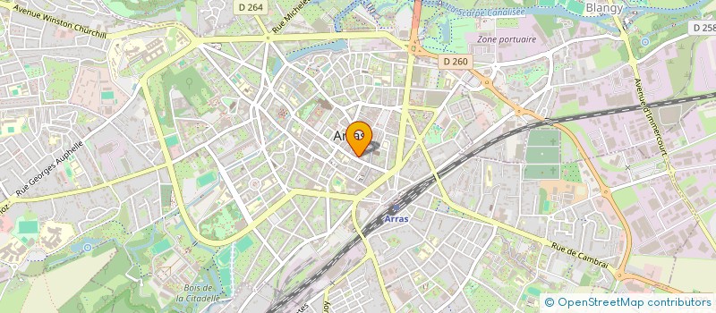 localisation de l'entreprise SCI DES BORDS DE L'OISE à ARRAS