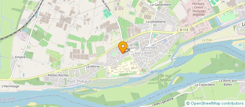 localisation de l'entreprise SCI DES BORDS DE LOIRE  STE GEMMES SUR LOIRE