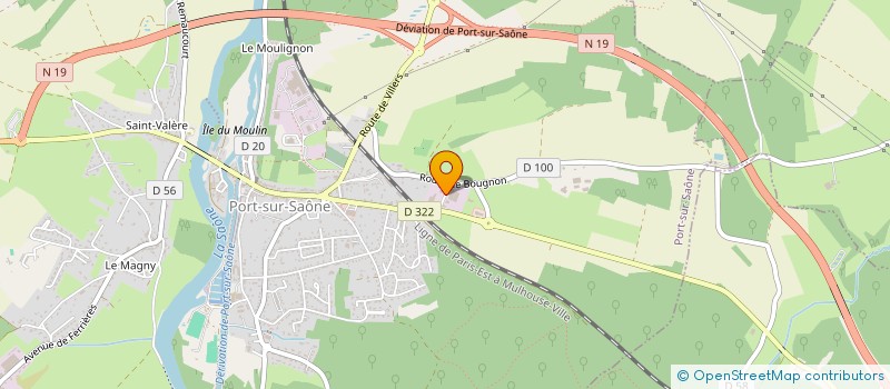 localisation de l'entreprise SCI DES BORDS DE SAONE  PORT-SUR-SAONE