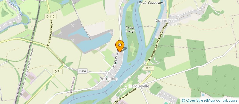 localisation de l'entreprise SCI DES BORDS DE SEINE  PORTE-DE-SEINE