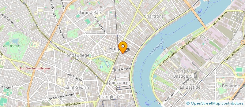 localisation de l'entreprise SCI DES BORIES  BORDEAUX