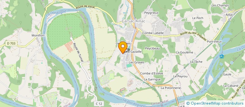 localisation de l'entreprise SCI DES BORIES à SARLAT-LA-CANEDA