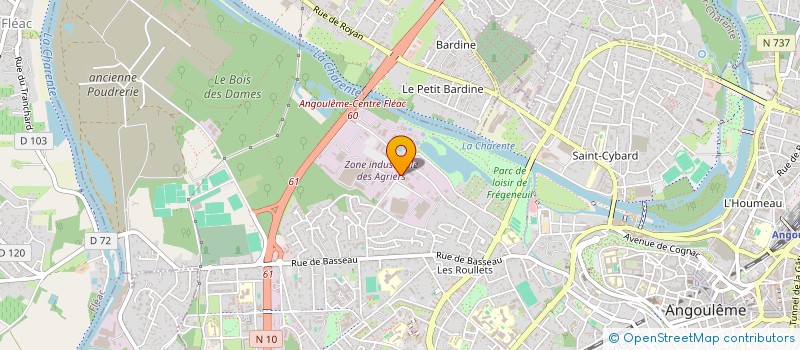 localisation de l'entreprise SCI DES BOSQUETS à ANGOULEME