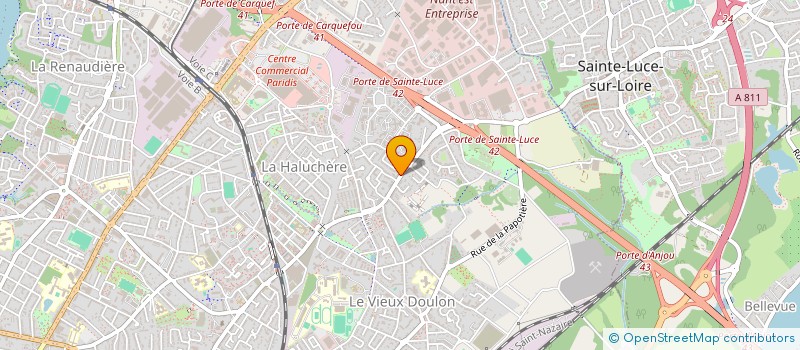 localisation de l'entreprise SCI DES BOSSELLES à NANTES