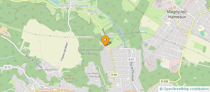 localisation de l'entreprise SCI DES BOTMEN  CHEVREUSE