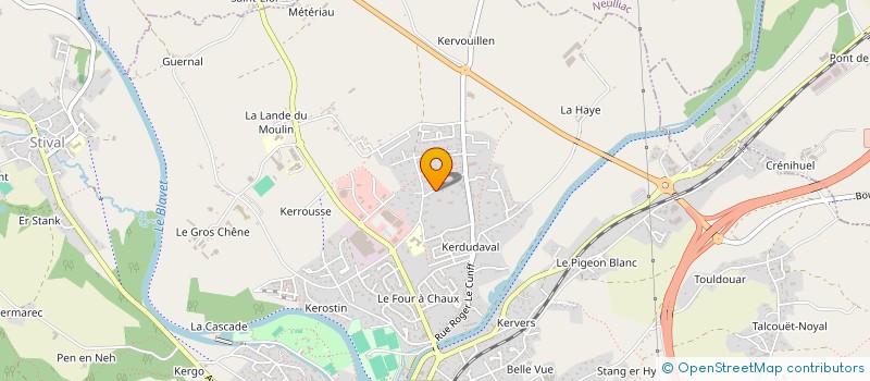 localisation de l'entreprise SCI DES BOUCANIERS  PONTIVY