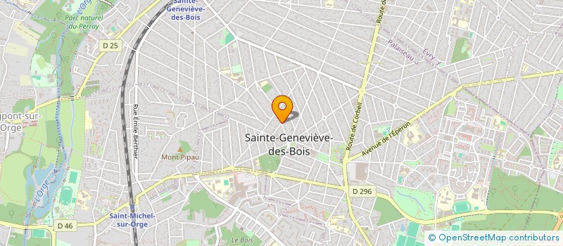 localisation de l'entreprise SCI DES BOUCHEREAUX à SAINTE-GENEVIEVE-DES-BOIS