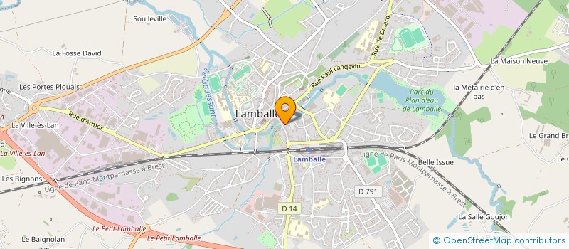 localisation de l'entreprise SCI DES BOUCOUETS  LAMBALLE-ARMOR