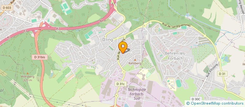 localisation de l'entreprise SCI DES BOUFFERTS  TING