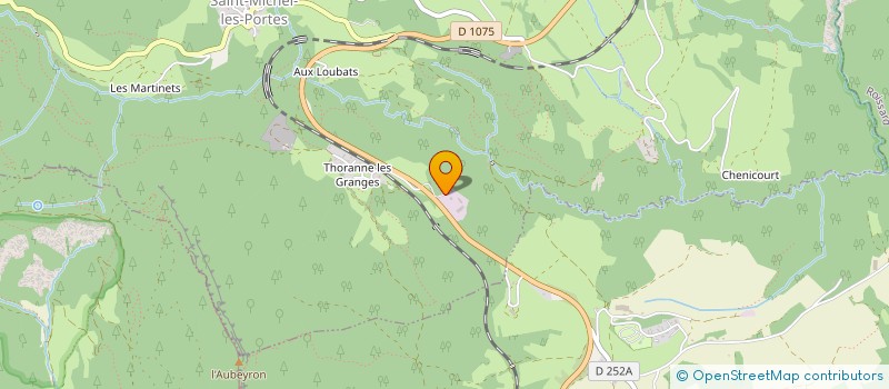 localisation de l'entreprise SCI DES BOUGAINVILLEES  SAINT-MICHEL-LES-PORTES