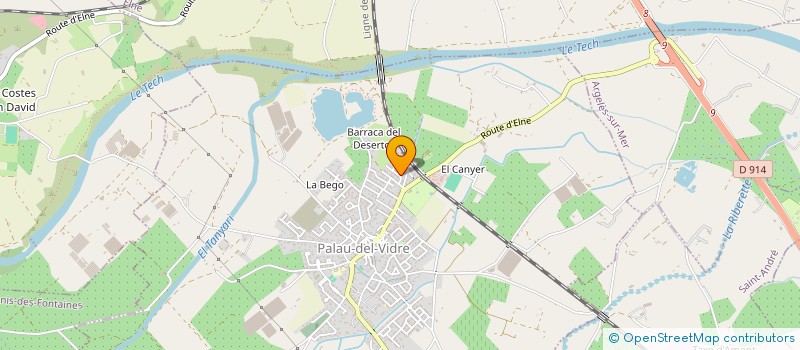 localisation de l'entreprise SCI DES BOUGAINVILLEES  PALAU-DEL-VIDRE