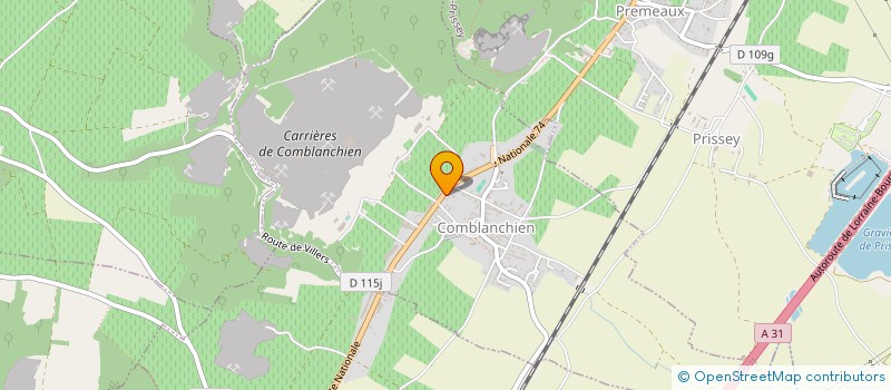 localisation de l'entreprise SCI DES BOULARDES  COMBLANCHIEN