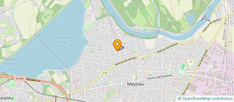 localisation de l'entreprise SCI DES BOULEAUX  MEYZIEU