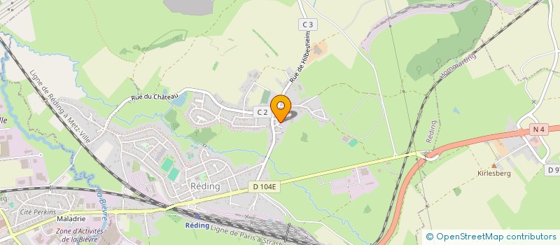 localisation de l'entreprise SCI DES BOULEAUX  REDING