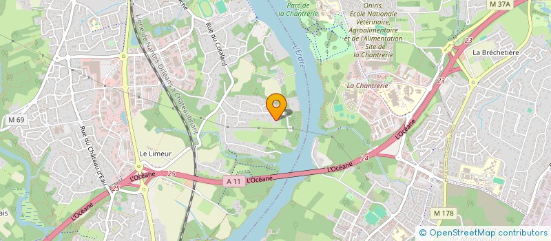 localisation de l'entreprise SCI DES BOULEAUX  LA CHAPELLE-SUR-ERDRE