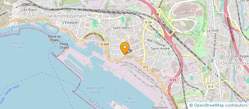 localisation de l'entreprise SCI DES BOULEAUX à MARSEILLE