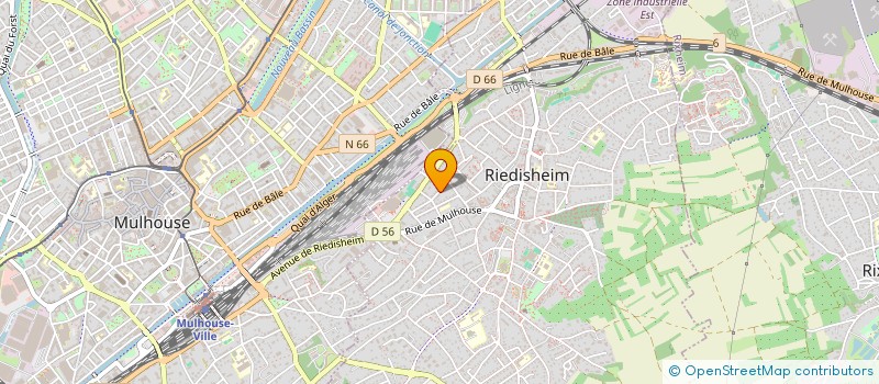 localisation de l'entreprise SCI DES BOULEAUX  RIEDISHEIM