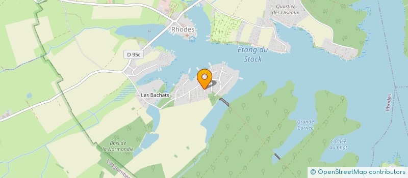 localisation de l'entreprise SCI DES BOULEAUX  RHODES