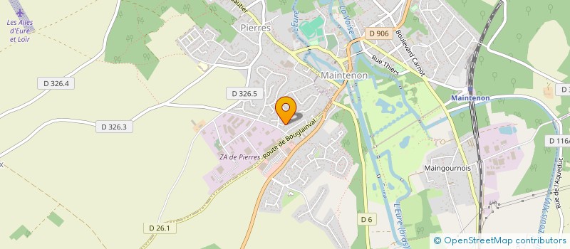 localisation de l'entreprise SCI DES BOULEAUX à PIERRES