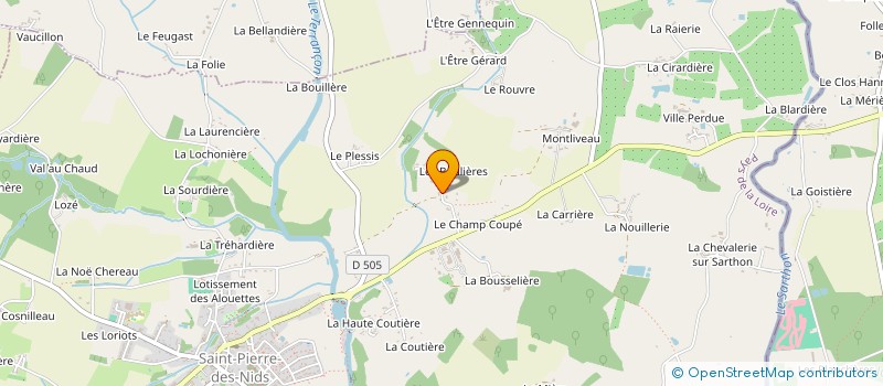 localisation de l'entreprise SCI DES BOULIERES  SAINT-PIERRE-DES-NIDS