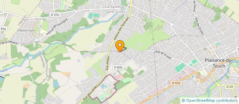 localisation de l'entreprise SCI DES BOURDETTES  PLAISANCE-DU-TOUCH