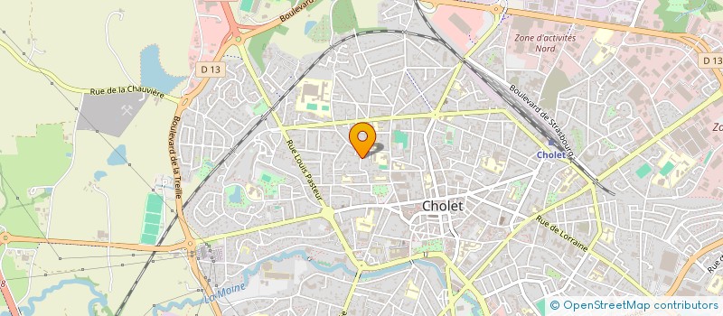 localisation de l'entreprise SCI DES BOURGNIERS à CHOLET