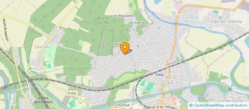 localisation de l'entreprise SCI DES BOURGOGNES  COUPVRAY