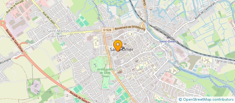 localisation de l'entreprise SCI DES BOURGUETS  SAINT-OMER