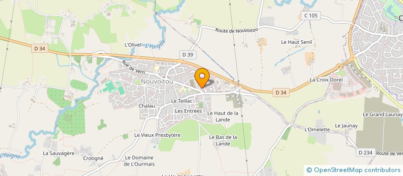 localisation de l'entreprise SCI DES BOURRELIERS  NOUVOITOU