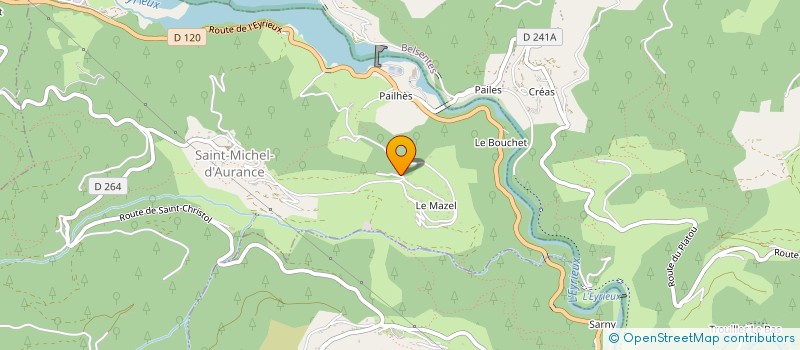 localisation de l'entreprise SCI DES BOUTIERES  SAINT-MICHEL-D'AURANCE