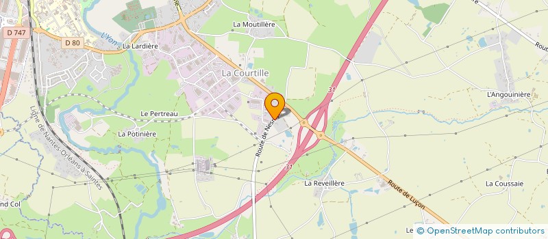 localisation de l'entreprise SCI DES BOUTONS D'OR  LA ROCHE-SUR-YON