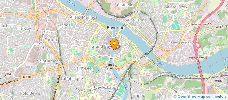 localisation de l'entreprise SCI DES BOUTS DE FICELLE à BAYONNE