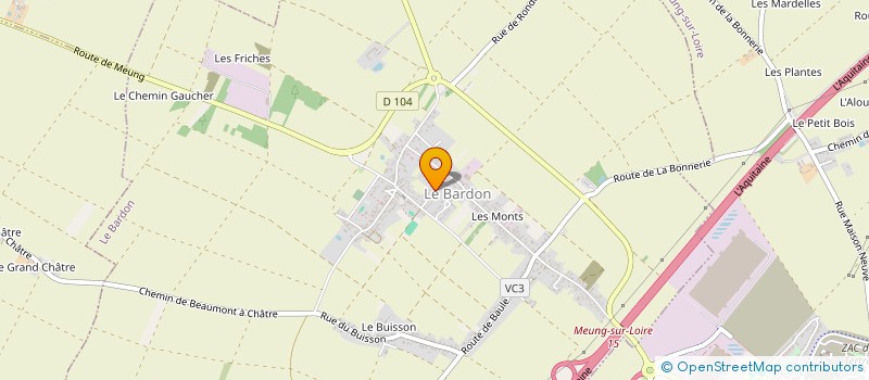 localisation de l'entreprise SCI DES BOUVETTES  LE BARDON