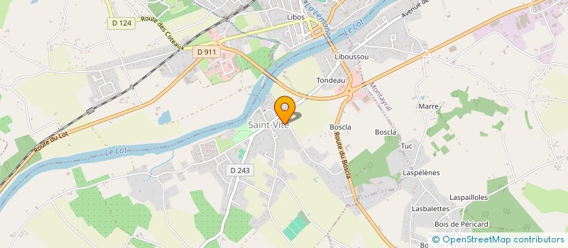 localisation de l'entreprise SCI DES BOUVREUILS  SAINT-VITE