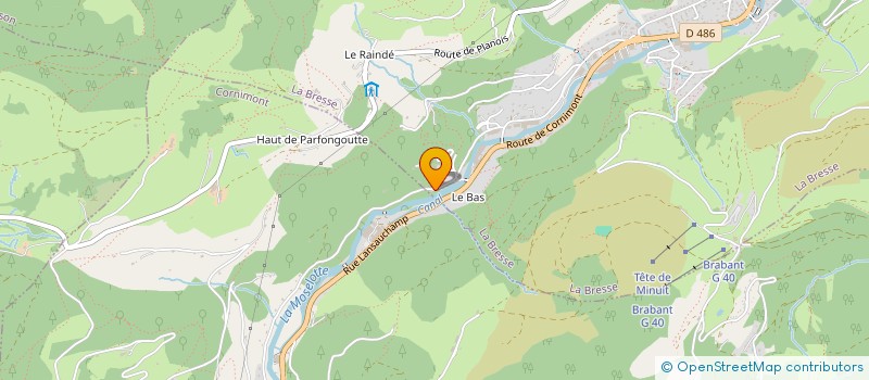 localisation de l'entreprise SCI DES BOUVREUILS  LA BRESSE