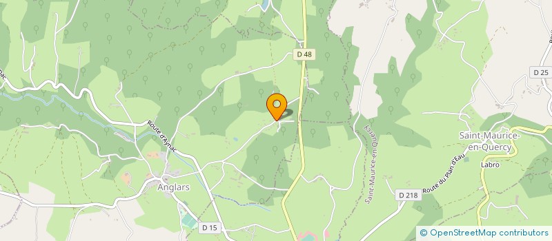 localisation de l'entreprise SCI DES BOUYGUES  ANGLARS